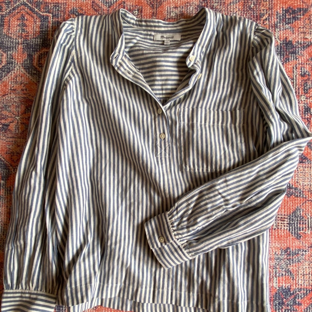 Madewell striped blouse